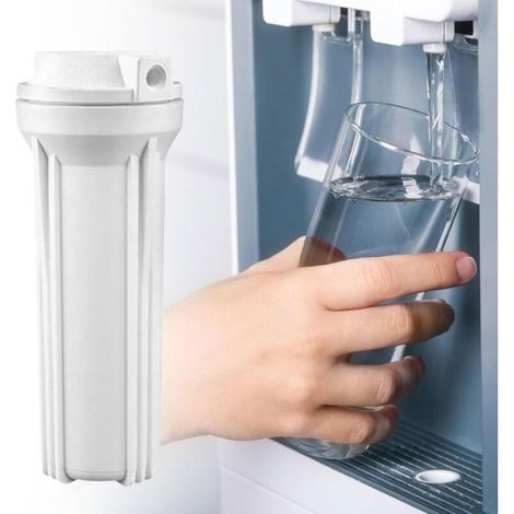 Boîtier de filtre à osmose inverse de 10 pouces, adapté aux systèmes et installations de purification d'eau de cuisine. (1/4)