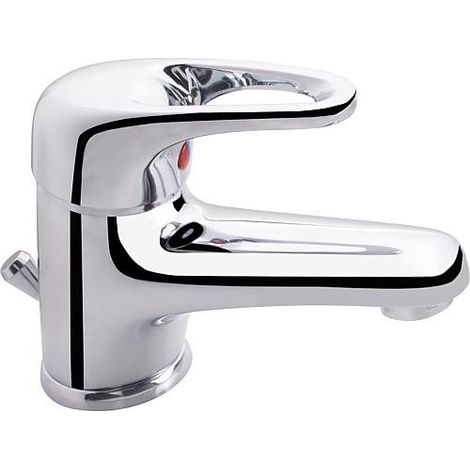 Mitigeur lavabo Top II avec levier ouvert et écoulement saillie 118mm (1/5)