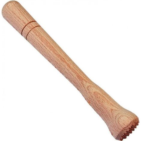 Pilon à cocktail - - Hêtre massif - Longueur 22 cm - Outil de mixologie (1/2)