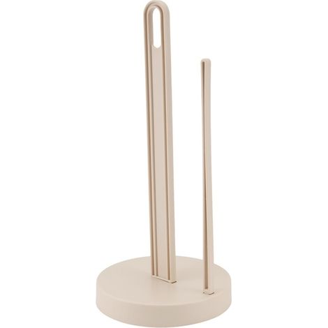 creative vertical toilet paper holder in apricot-colored PP, usable in the kitchen, for towels and as an office paper towel holder (no drilling required). (1/5)