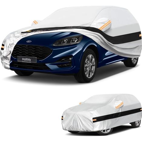 Bache Voiture Exterieur SUV pour Puma(2019-2026) Housse Voiture à 10 Couche,Bache Voiture 100% Imperméable,Bâche Protection Voiture écran Solaire,Protection UV,Anti Rayures (1/5)