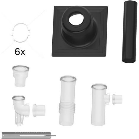 Bosch Accessoires d'évacuation des fumées FC-Set110-C(14)3x Kit de base C(14)3x, d:110mm, 7738113339
