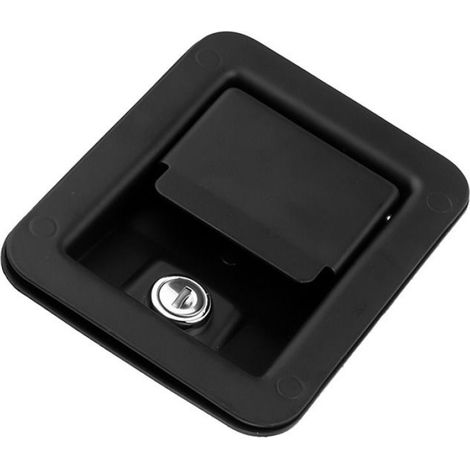 Verrouillage Porte Remorque - Acier Inoxydable - Pour VR Caravane Camion - 109 x 140 mm - 2 Clés Incluses (1/5)