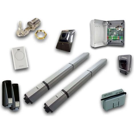 faac kit automatisme hydraulique 24v dc hybrid 450 kit safe 105683fr (1/3)