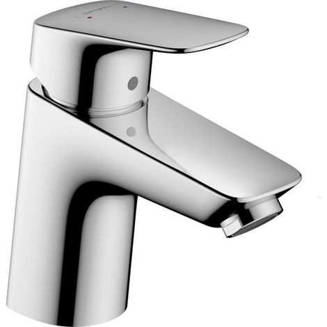 Hansgrohe Logis Einhebelmischer 70 mit Push-Open Ablaufgarnitur (71077000)