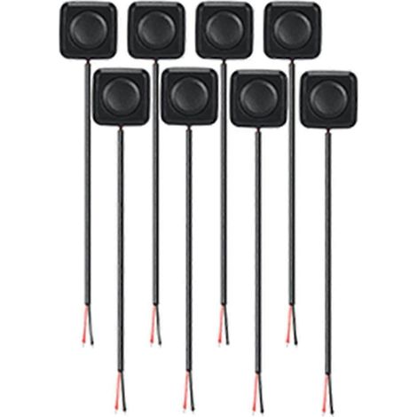 Lot de 8 mini-interrupteurs momentanés marche/arrêt 12 V/24 V, montage en surface, installation facile pour expériences électroniques (1/4)