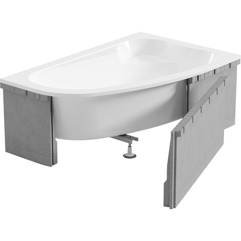 Mexen X-ST custodia in polistirolo per vasca angolare 240 cm, bianco - 55022-00 (1/3)