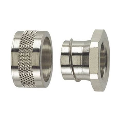 HellermannTyton 166-30503 SC20-PC Chiusura finale Metallo 16.90 mm Piatto 1 pz.