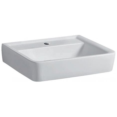 Keramag Renova Nr.1 Plan Lavabo 60x48cm, avec trou pour robinet, sans trop-plein, Coloris: Blanc - 222262000