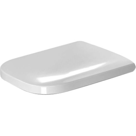 Duravit HAPPY D.2 sedile wc con coperchio rimovibile, cerniere in acciaio inox, con chiusura rallentata, colore bianco 0064590000 (1/10)
