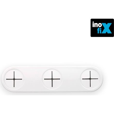 Inofix Gancio Porta-Asciugamano Bianco PVC Flessibile