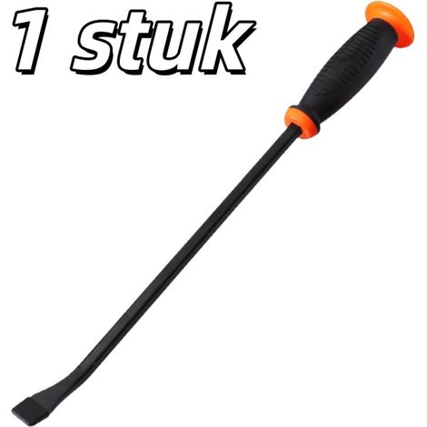 pièce - Bâton multifonction sécable - Outil à main - Poignée antidérapante - Durable - 30 cm - Orange et noir (1/5)