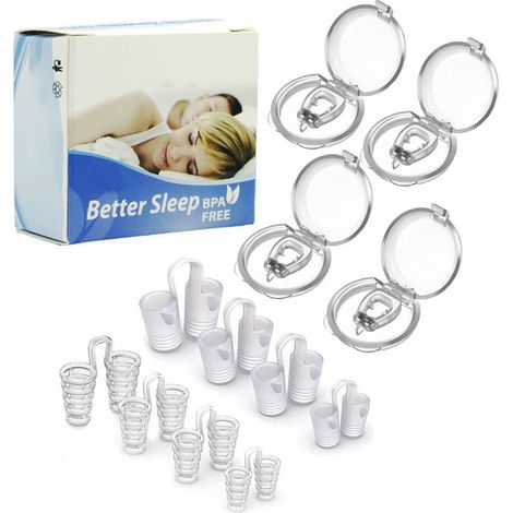 Pince Nez Anti Ronflement Magnétique en Silicone, Solution Ronflement pour Nuit (1/5)