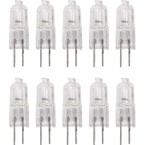Paquete de 10 bombillas halógenas G4 de 10 W, luz blanca cálida - YUHAO (1/5)