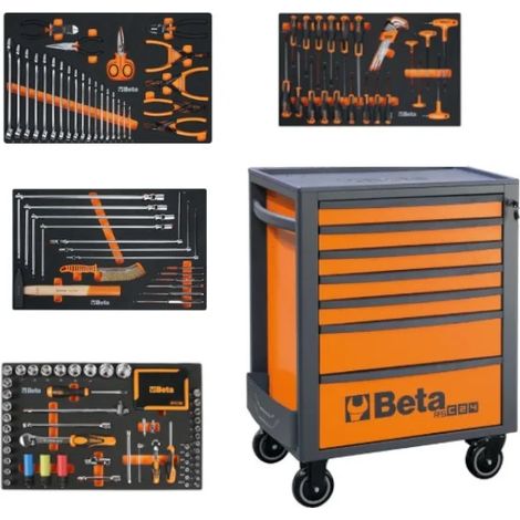 Beta 2400 RSC24/7-VAS Cassettiera mobile con assortimento di utensili 223 Pz.