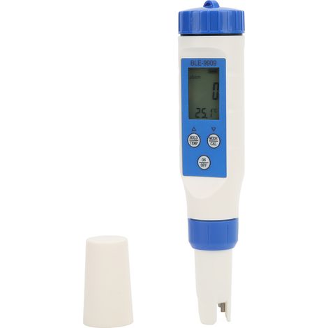 Bluetooth-Wasserqualitätsmessgerät im Stiftformat: pH-Wert, TDS, EC-Wert, Salzgehalt, Temperatur – 5-in-1-Messgerät (1/5)