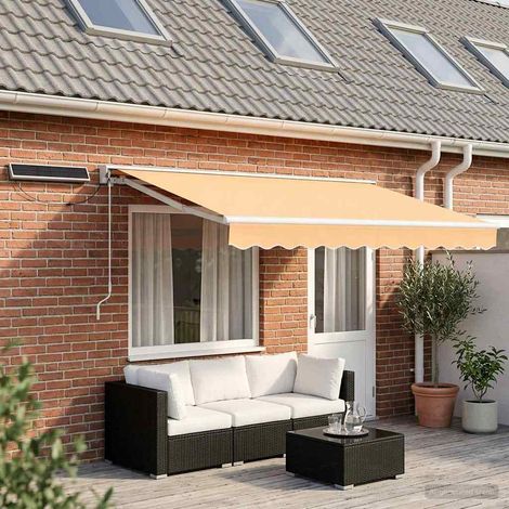 Teenpull – Elektrische ausziehbare Markise Sand 4,5 × 3 m (1/5)