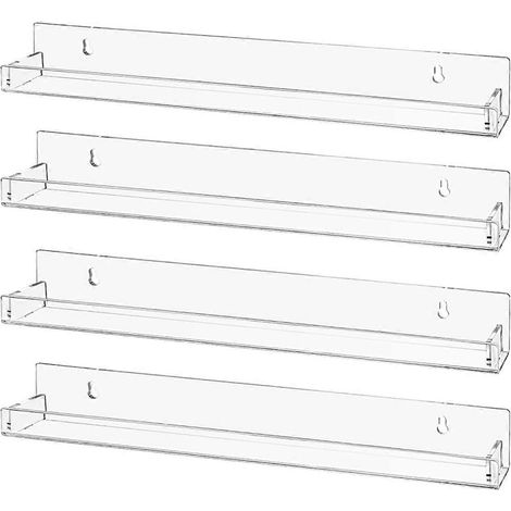 Boîte de rangement transparente pour peinture, fixation murale, mini-support pour peinture --- (1/5)
