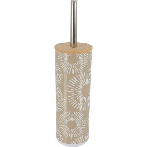 Scopino ps stampato con coperchio in bambù - spirali etniche - Tendance