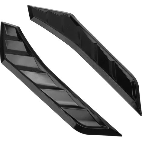 Calandre Capot Voiture Autocollant Décoratif Panneau Prise Air Extérieur Accessoire Auto Noir Universel (1/5)