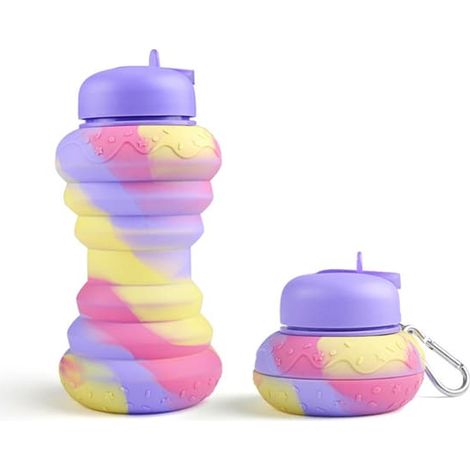Gourde en silicone pliable PURPLE DOUGHTON Violet Beignet violet (1/5)