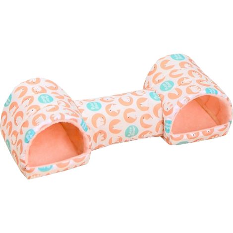 Caverne Pour Rongeurs - Tanière Douce En Polyester Avec Fond Antidérapant - Pour Cochons D Inde Lapins Chinchillas Furets - 26 x 22 x 8 cm - 1 Pièce (1/5)