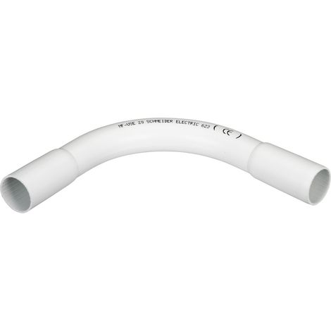 Mureva Tube coude pour conduit rigide Ø20mm IP40 blanc polaire SCHNEIDER IMT56920