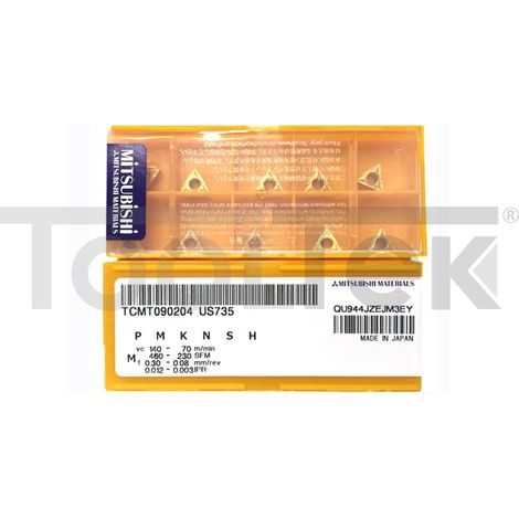 PLACCHETTE INSERTO UTENSILI TORNIO INSERTI 10pz TRIANGOLARI TCMT090204