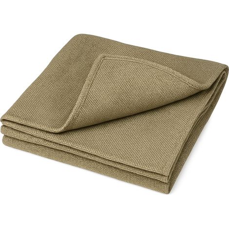 Bâche soudure 1,8 x 2m - Couverture anti‑feu M0 1300 °C - Toile anti‑chaleur fibre de silicate avec induction vermiculite WELTEK (1/5)