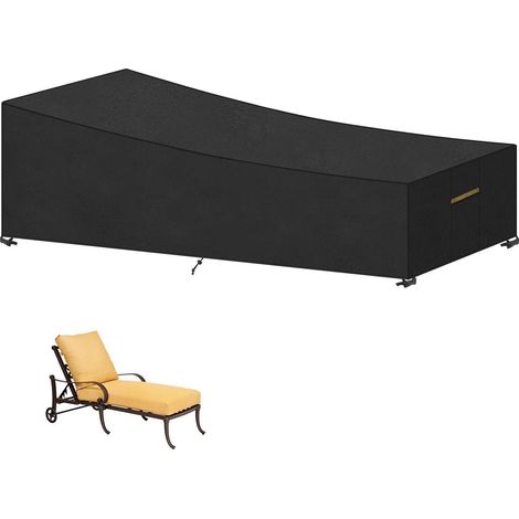 Schutzhülle Gartenliege 200x75x40/70cm Wasserdicht UV-Beständig Oxford (1/5)