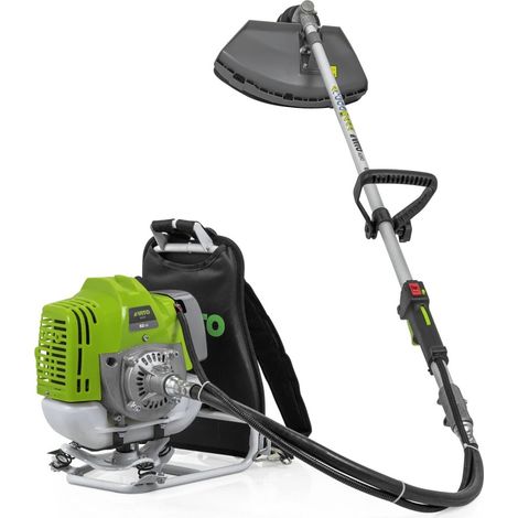Vito – Débroussailleuse thermique 52cm³ – Moteur 2T – Autonomie 1h30 – Lame Ø 255mm et fil nylon Ø 2.4mm – Pour terrains en pente (1/5)