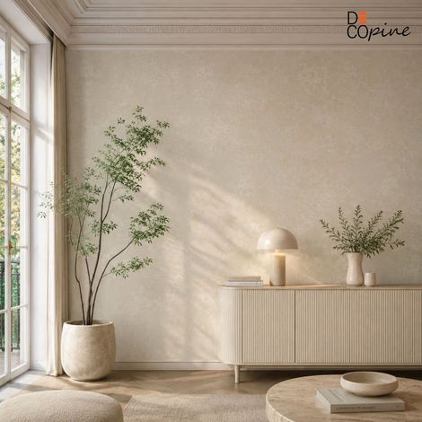 Papier Peint Intissé – Motif Texture Blanche – 0,53 x 10m - Decopine (1/5)
