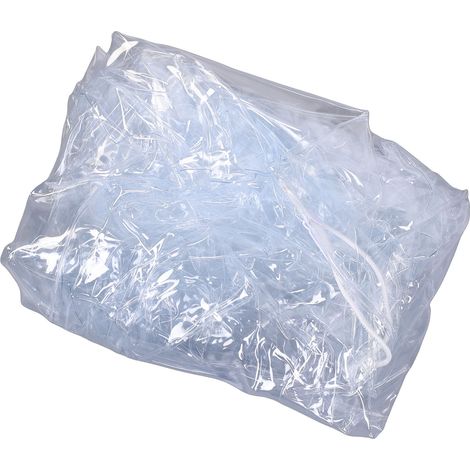 Housse Rangement Peluches Clair PVC Étanche – Organisateur Jouets Peluche Maison Forme L (1/4)