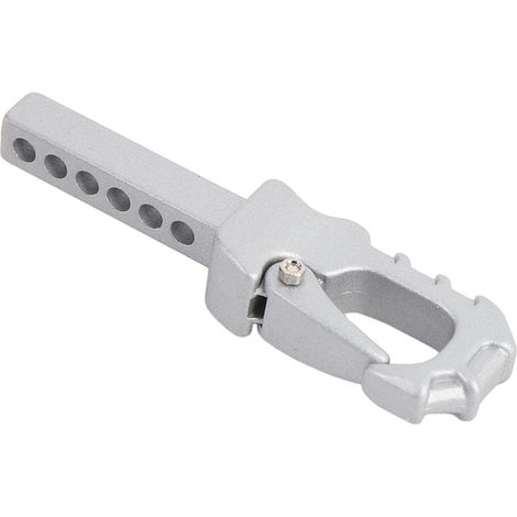 Crochet d'attelage pour remorque RC Easy Control, compatible avec les modèles 4101, 4102 et 4082 (échelle 1/10 et 1/8), couleur argent. (1/5)