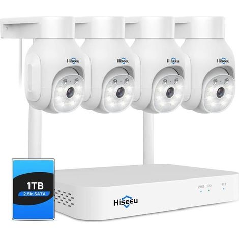 2K 4MP Caméra Surveillance WiFi Extérieure PTZ Caméra IP Vision Nocturne Étanche IP66 355° 90° (1/4)