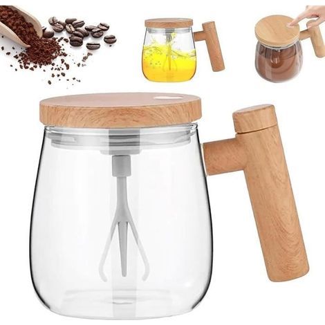 Tazza da caffè con miscelatore automatico, tazze da caffè da 400 ml, tazza con miscelatore automatico, tazza con miscelatore automatico (T4165) (1/4)