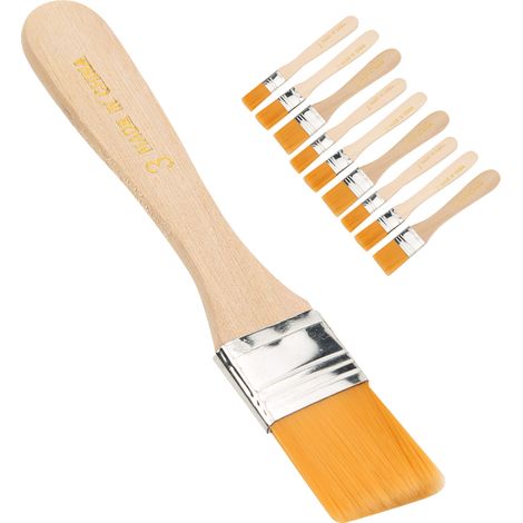 Ensemble de 9 brosses de nettoyage pour petites pièces de montres, manche en bois, outils de réparation de montres (1/5)