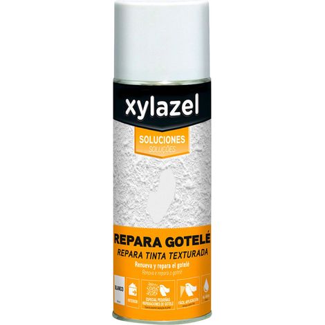 Spray réparateur crépi blanc 0,4L – Application facile pour surfaces intérieures texturées – Finition soignée avec buses multiples – Xylazel (1/2)