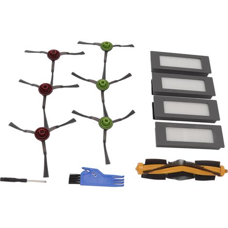 Pièces détachées pour aspirateur robot Yeedi VAC VACmax VAC Station : brosse principale, brosse latérale, filtre, jeu de tournevis (1/5)