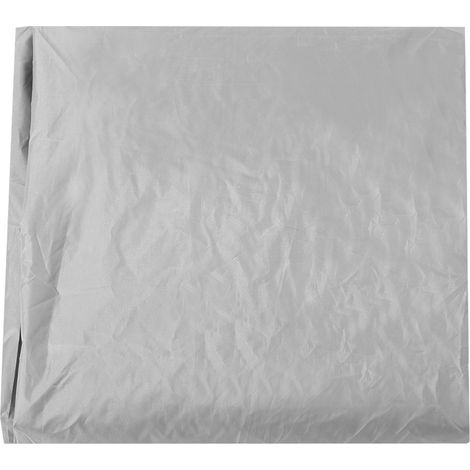 Protection extérieure imperméable et anti-poussière pour baignoire thermale carrée, 220 x 220 x 30 cm, grise (1/5)