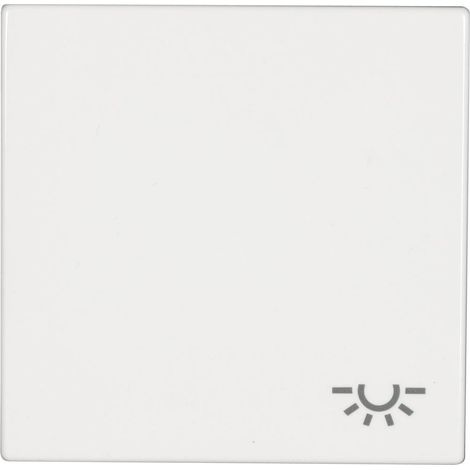 Jung Placca di copertura Pulsante con simbolo luce LS 990, LS design, LS plus Bianco alpino LS 990 L WW 1 pz. (1/2)