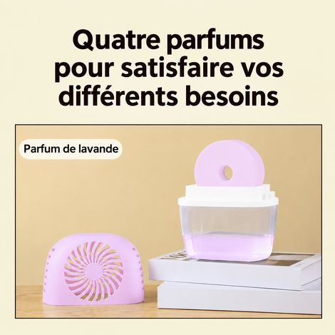 Boîte déshumidificatrice absorbeur d'humidité parfum lavande 450 g 450g réf 1476 16,3 × 11,3 × 20 cm 650 g – Livraison gratuite