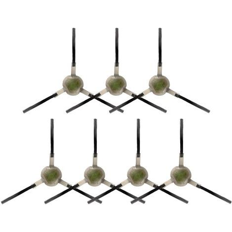 (7 pièces) M210 Brosses latérales pour Lefant M210B/S, M213, M213S, M210 Pro, M210P, OKP Life K2, K3, K3A, K4, K5, M3, Kit d'accessoires, Kit de brosses latérales de remplacement (1/4)