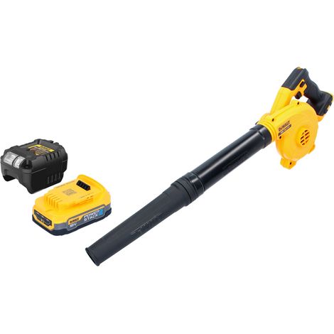 Soplador / soplador de hojas sin cable DeWalt DCV 100 E1 18 V + 1x batería Powerstack 1,7 Ah + cargador (1/5)