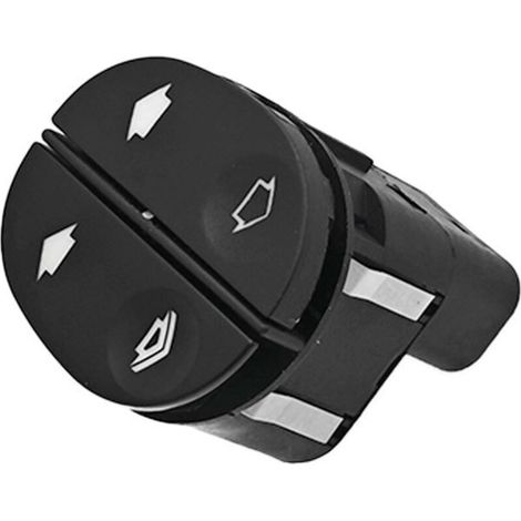 Interrupteur de lève-vitre automobile 6S6T-14529-AB, adapté à la Ford Fiesta, commande la montée et la descente des vitres électriques. (1/4)