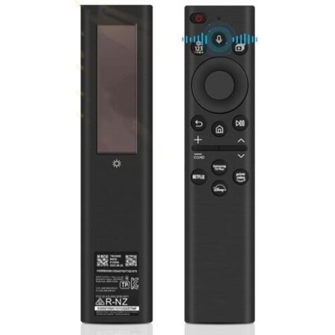 Telecomando sostitutivo per Smart TV Samsung, a energia solare, BN59-01385A, compatibile con TV Quadro Samsung Frame e Smart TV Samsung 4K HD 2021-2022 (nero) (1/5)