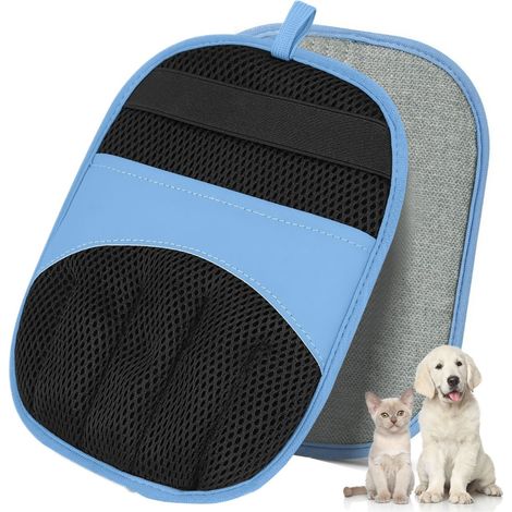 Gant Premium de Retrait des Poils d'Animaux : Moufle de Toilettage Double Face pour Meubles et Animaux de Compagnie (1/5)