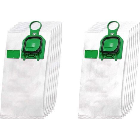 12 Premium-Staubsaugerbeutel für Folletto Vorwerk Kobold VK 140, 150, VK140, VK150, LAOA (1/5)