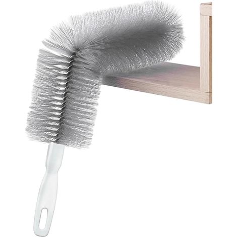 Nettoyeur de ventilateurs 2 pièces, portable et flexible, en microfibre pour éliminer la poussière Outil de nettoyage des recoins pour rideaux, cadres de portes, stores et autres interstices, pour la
