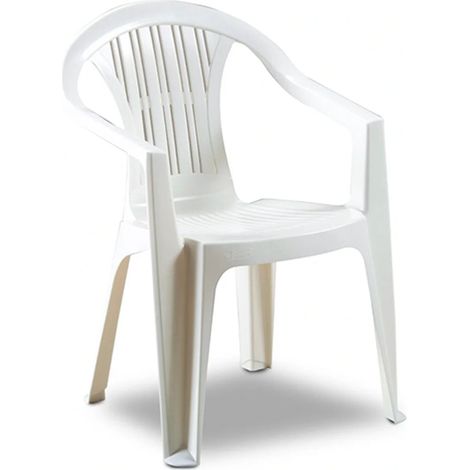 SEDIA RESINA "RATAK" BIANCO